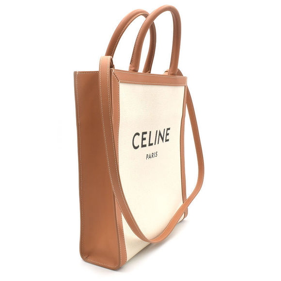 Celine Small Birdie Calcabas Cotton Calfskin Natural Tan - Picture 2 of 6